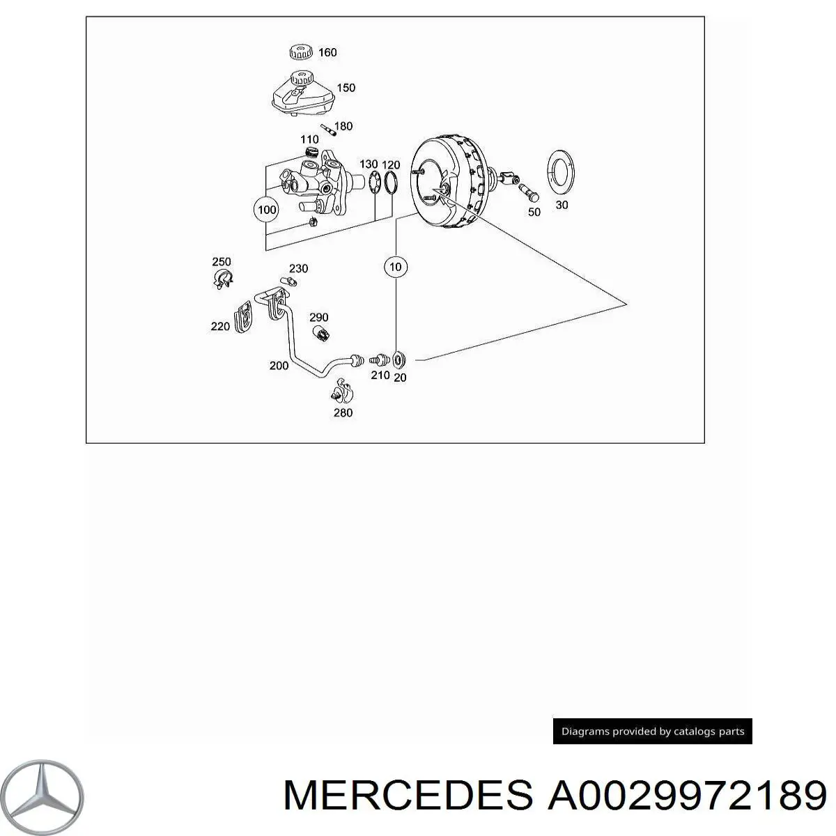 A0029972189 Mercedes 