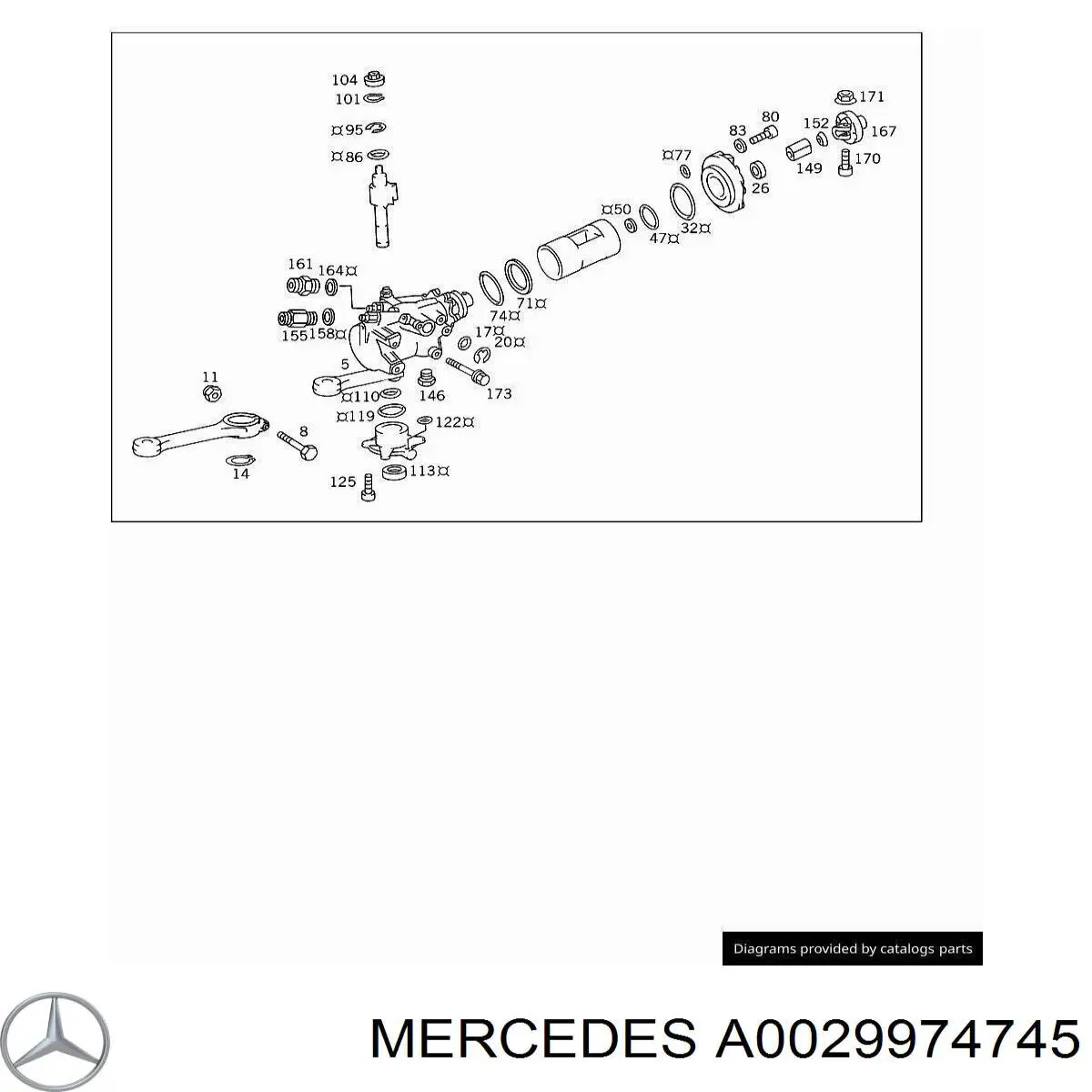 Купить A0029974745 Mercedes 