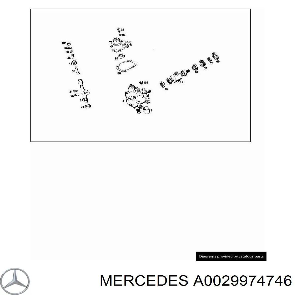 A0029974746 Mercedes 