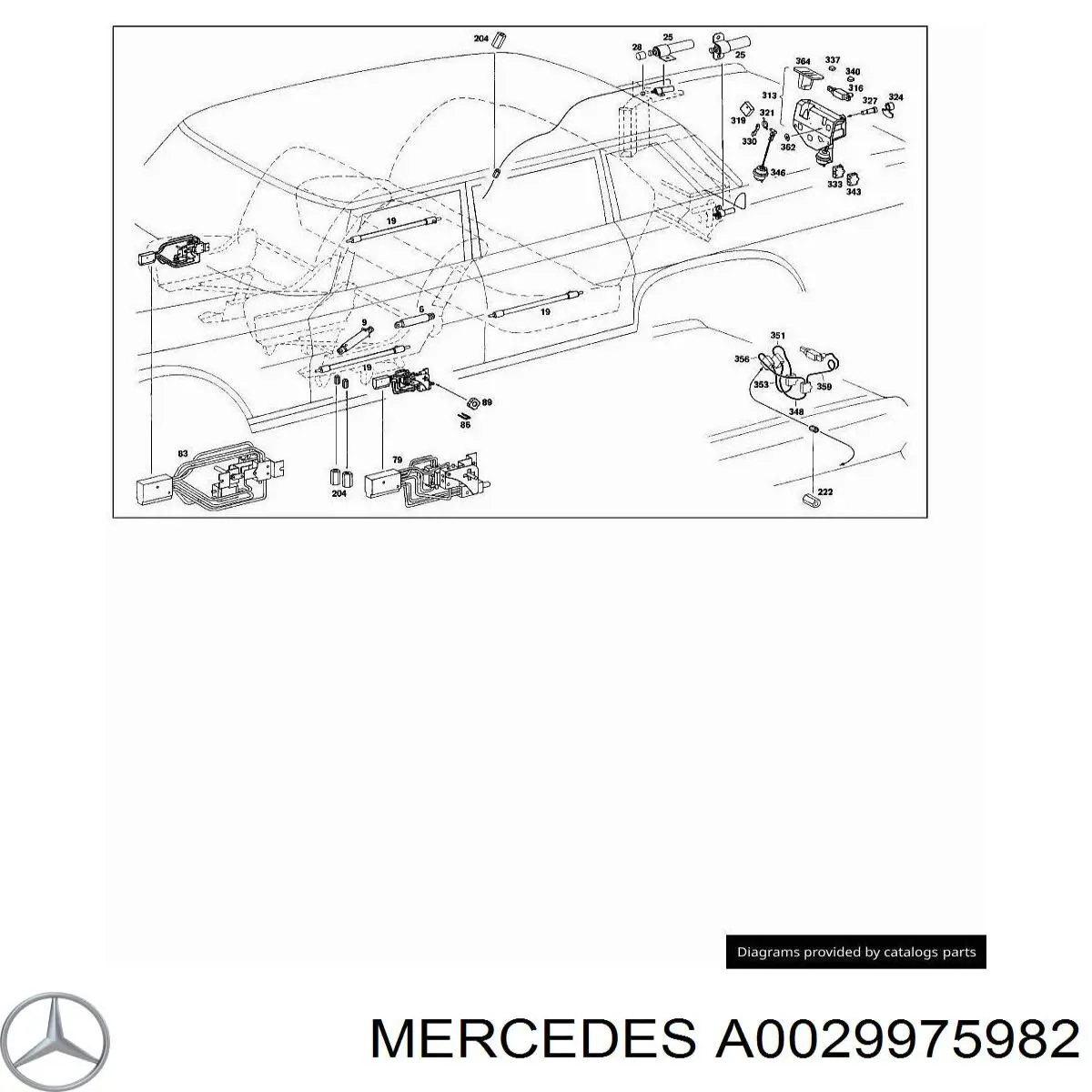 Купить A0029975982 Mercedes Шланг омывателя, универсальный