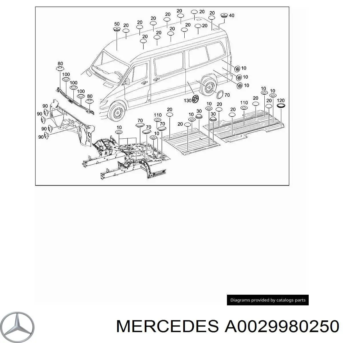  A0029980250 Mercedes