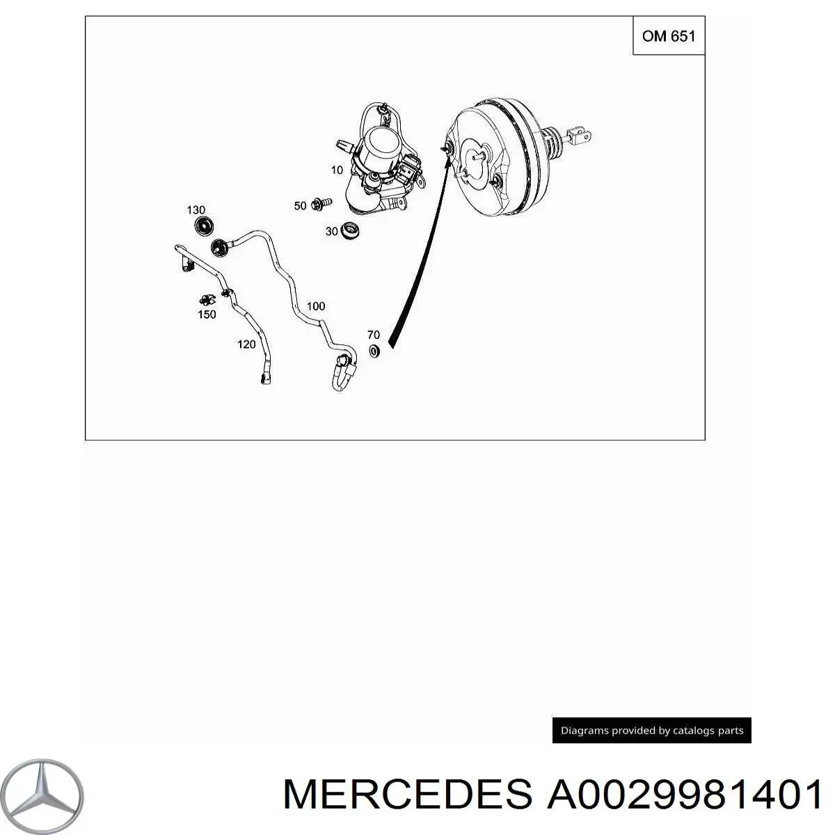  Mercedes A0029981401 цена, от 8.89 USD