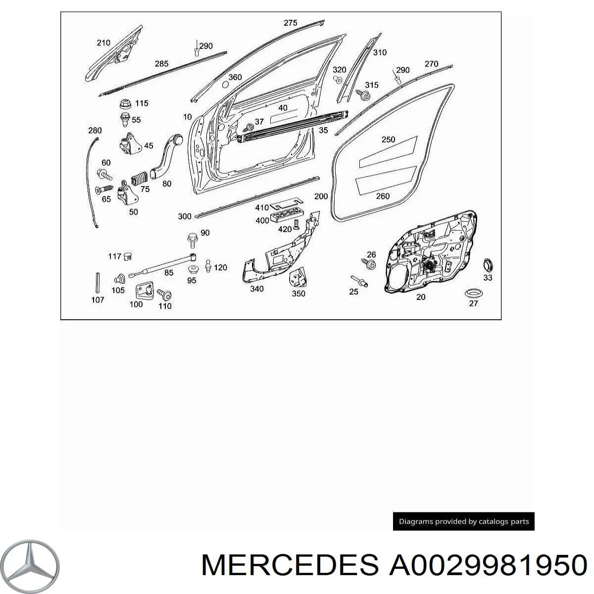  A0029981950 Mercedes