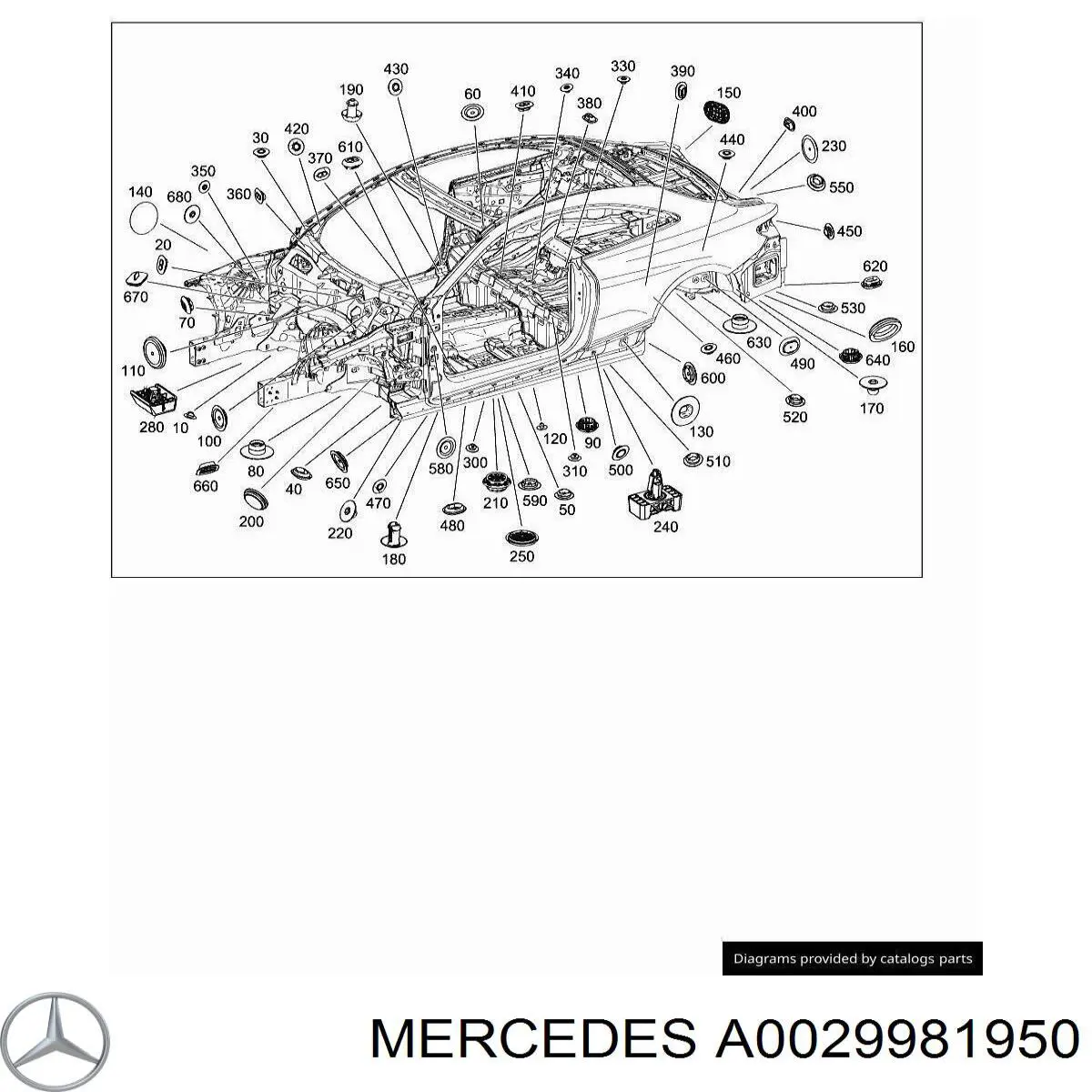 Крышка бака омывателя Mercedes A0029981950 цена, от 1.95 USD