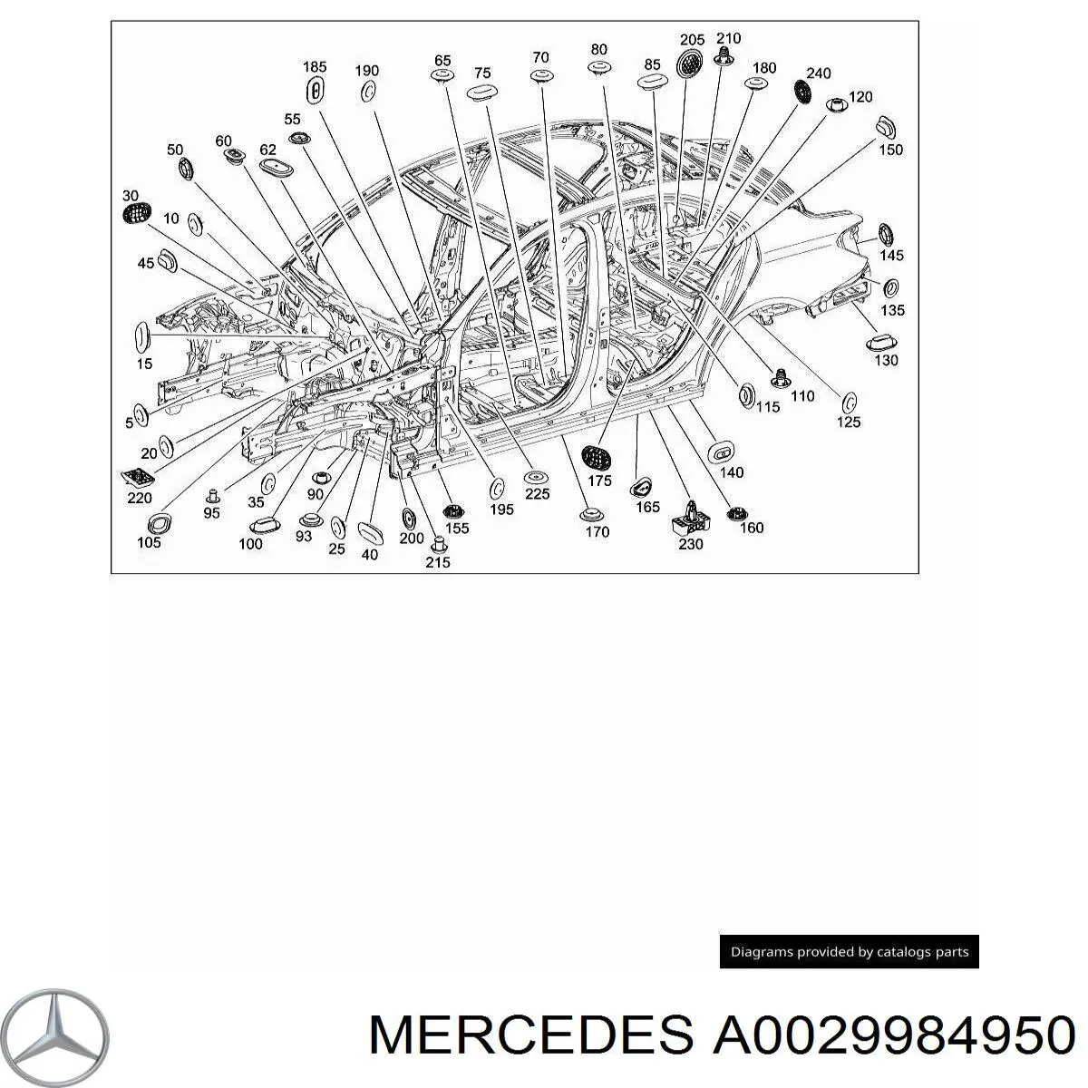  A0029984950 Mercedes