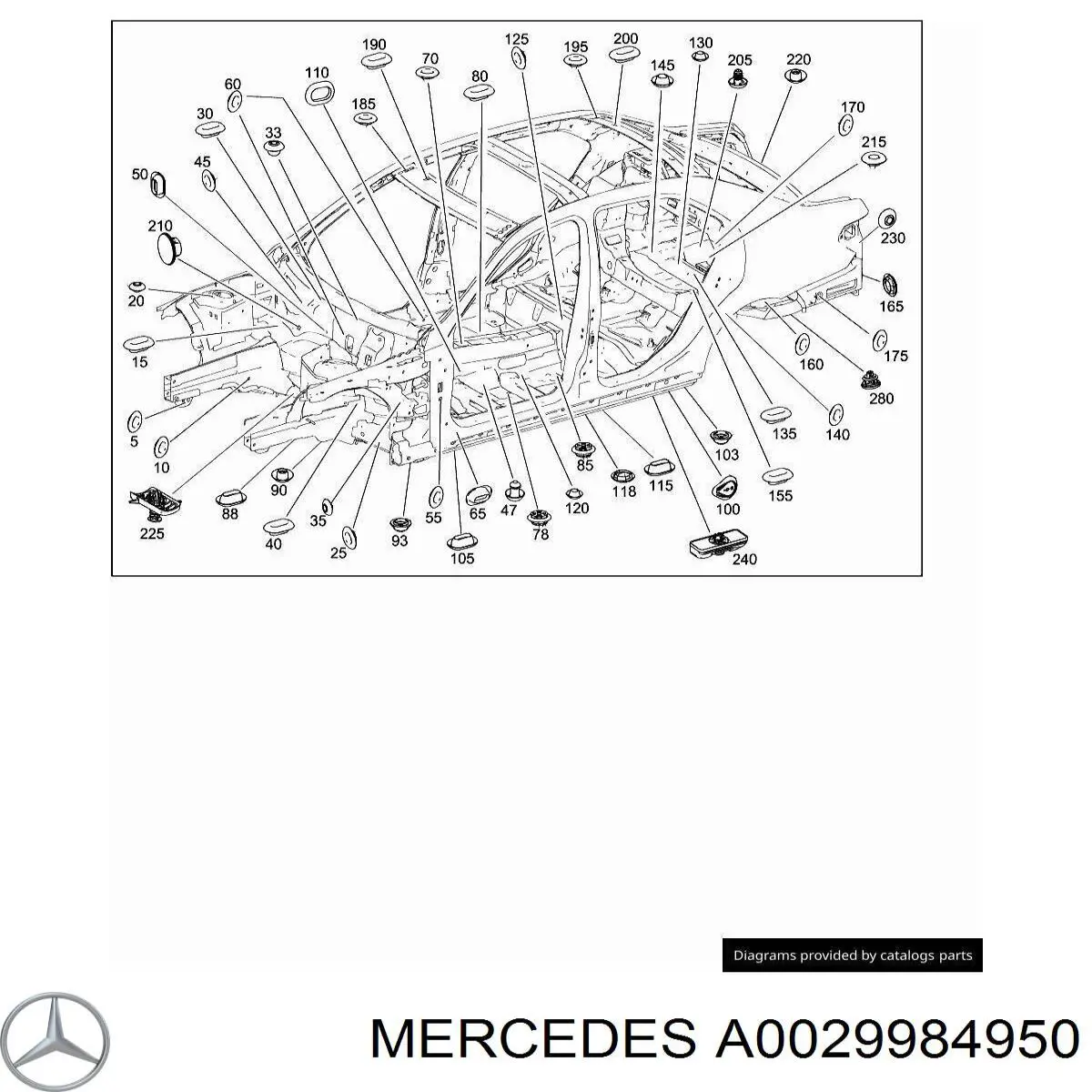 Купить A0039976686 Mercedes 