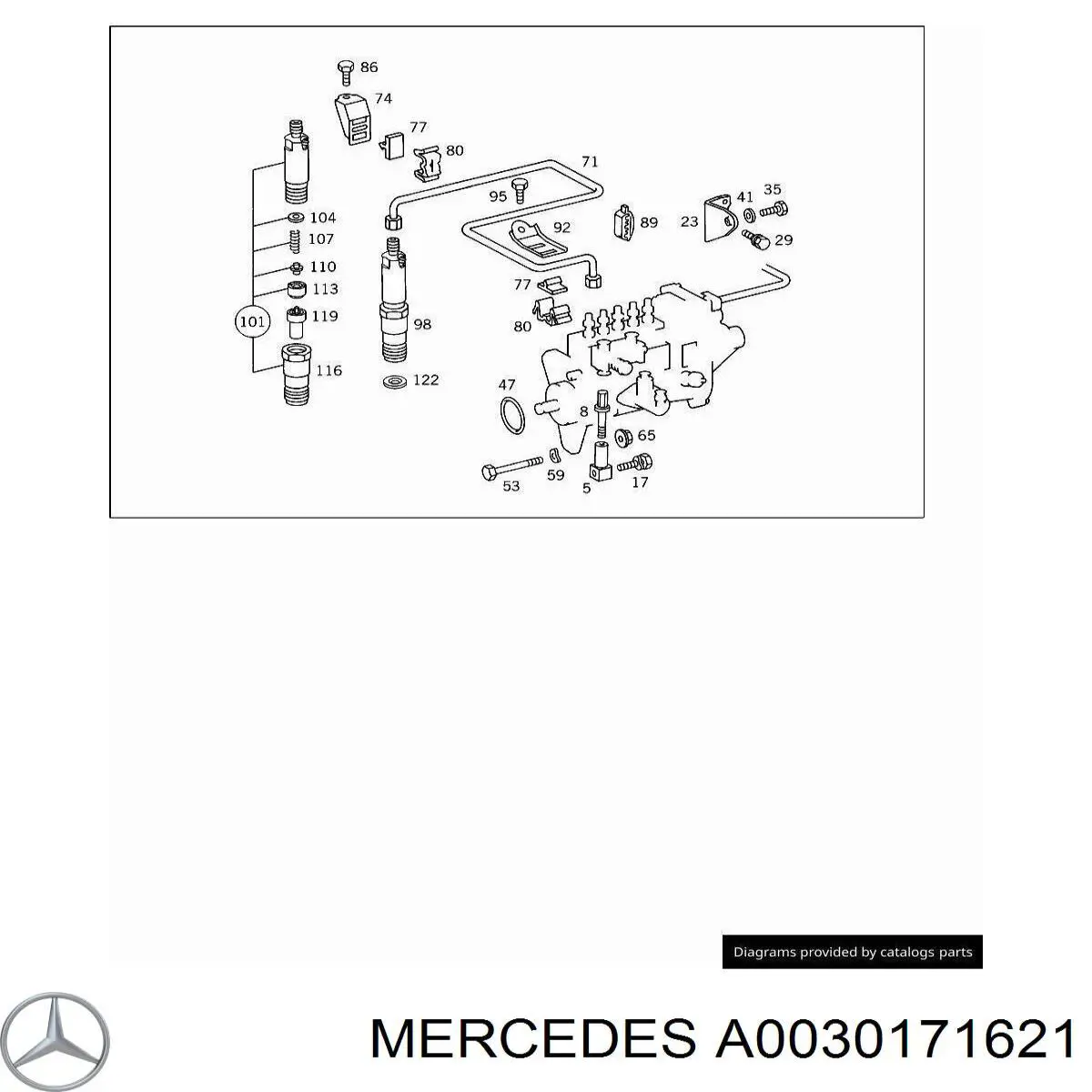  A0030171621 Mercedes