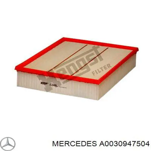 A0030947504 Mercedes воздушный фильтр