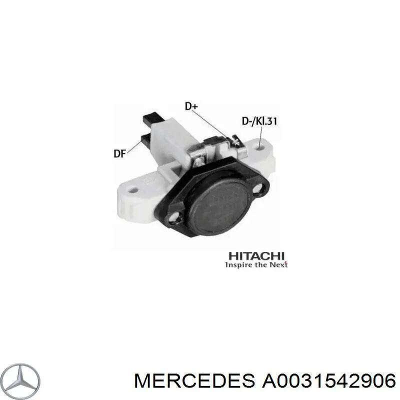 Купить A0031542906 Mercedes Реле регулятор напряжения генератора