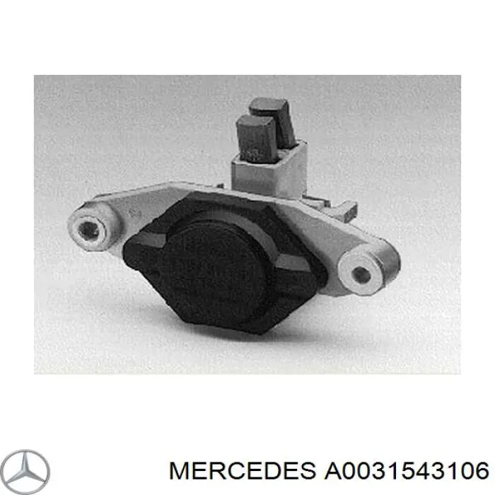 A0031543106 Mercedes реле-регулятор генератора (реле зарядки)