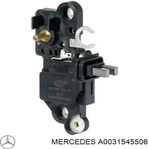 A0031545506 Mercedes реле-регулятор генератора (реле зарядки)