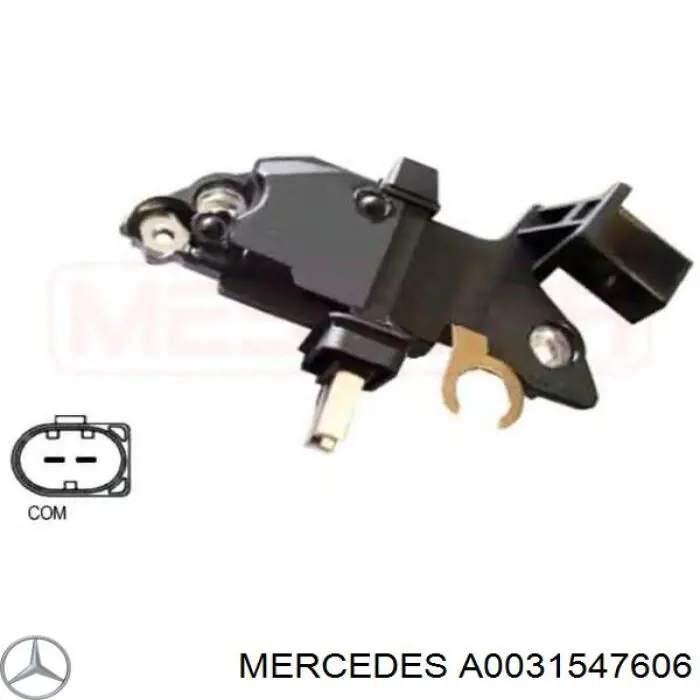 A0031547606 Mercedes реле-регулятор генератора (реле зарядки)