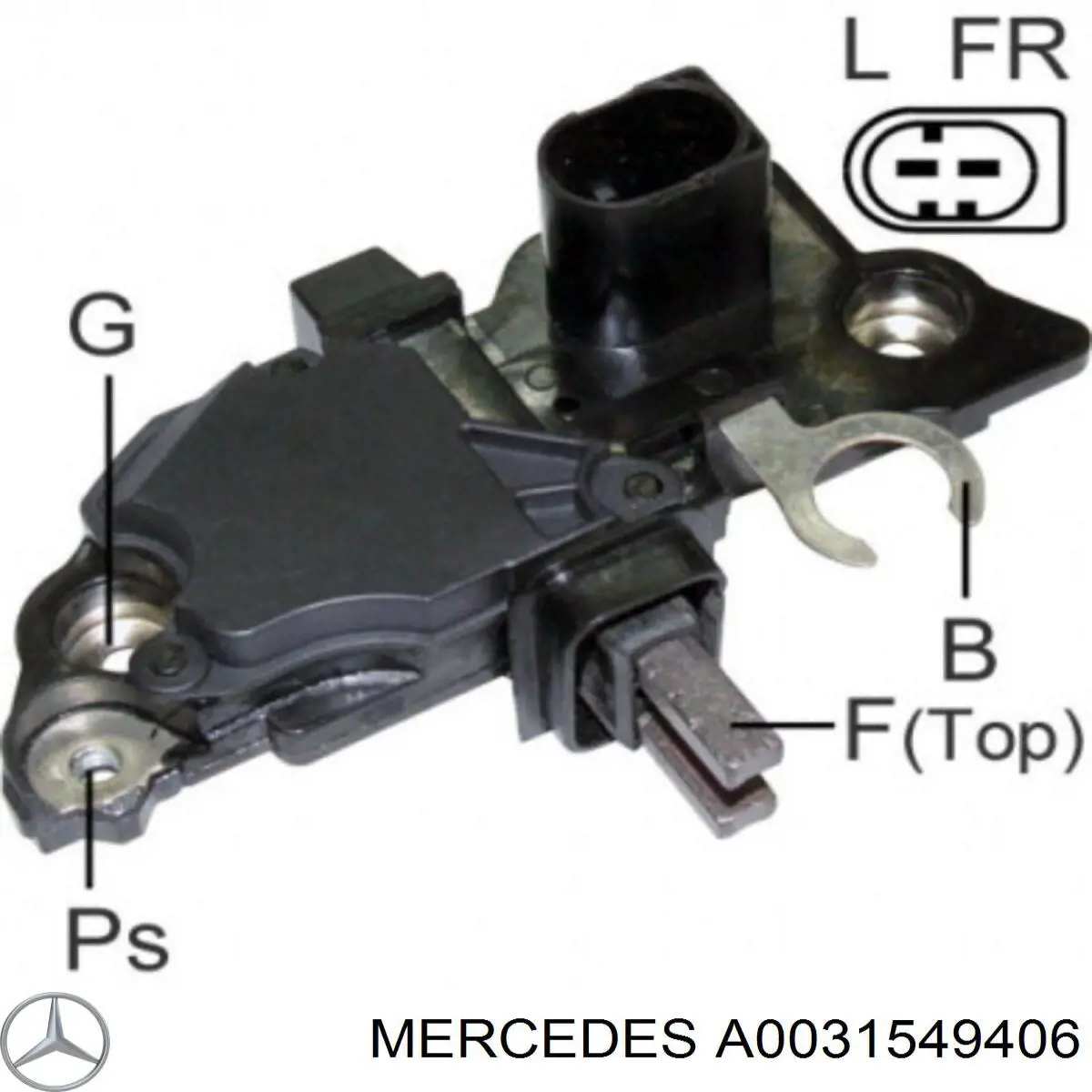 A0031549406 Mercedes реле-регулятор генератора (реле зарядки)