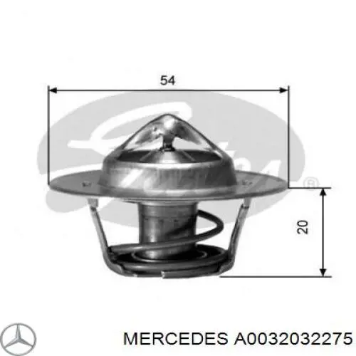Термостат в корпусе Mercedes 32032275 цена, от 17.79 USD