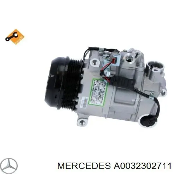 Компрессор кондиционера A0032302711 Mercedes