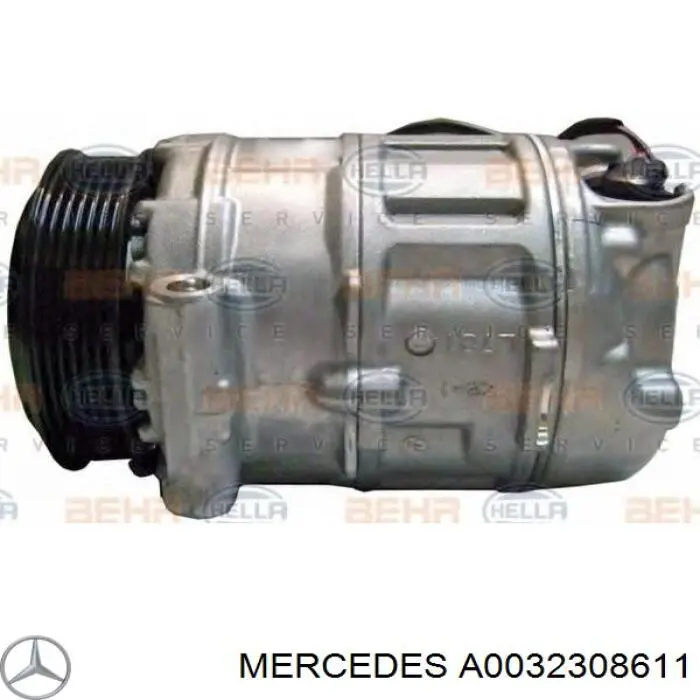 Компрессор кондиционера A0032308611 Mercedes