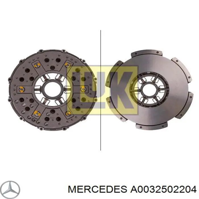 Корзина сцепления MERCEDES A0032502204