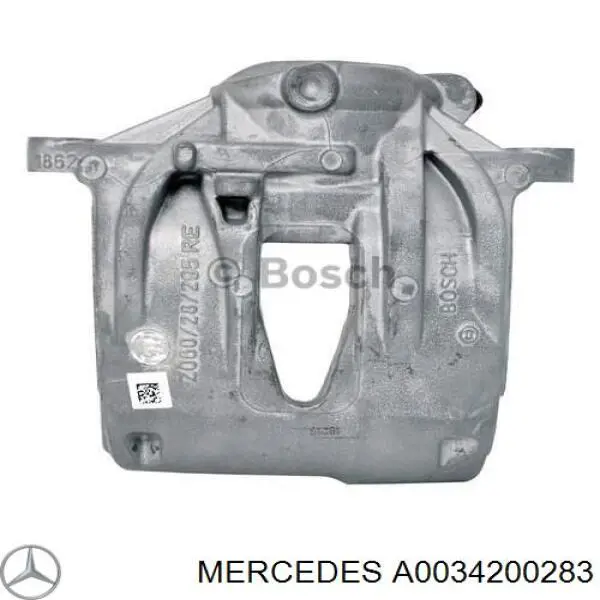 Суппорт тормозной передний правый A0034200283 Mercedes