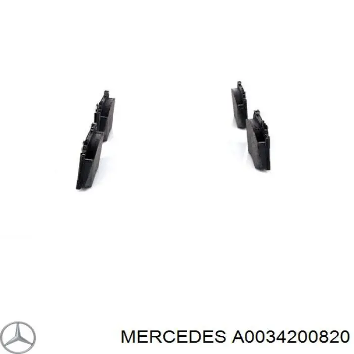 Тормозные колодки Mercedes A0034200820