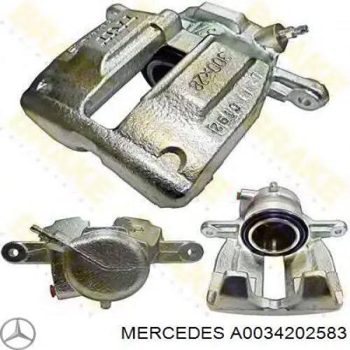 0034202583 Mercedes суппорт тормозной передний левый