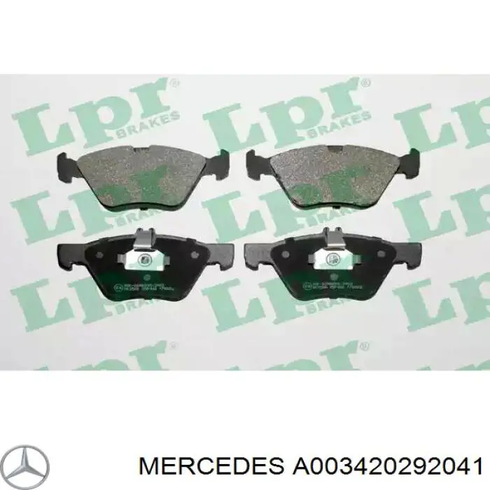 Купить A003420292041 Mercedes Колодки тормозные