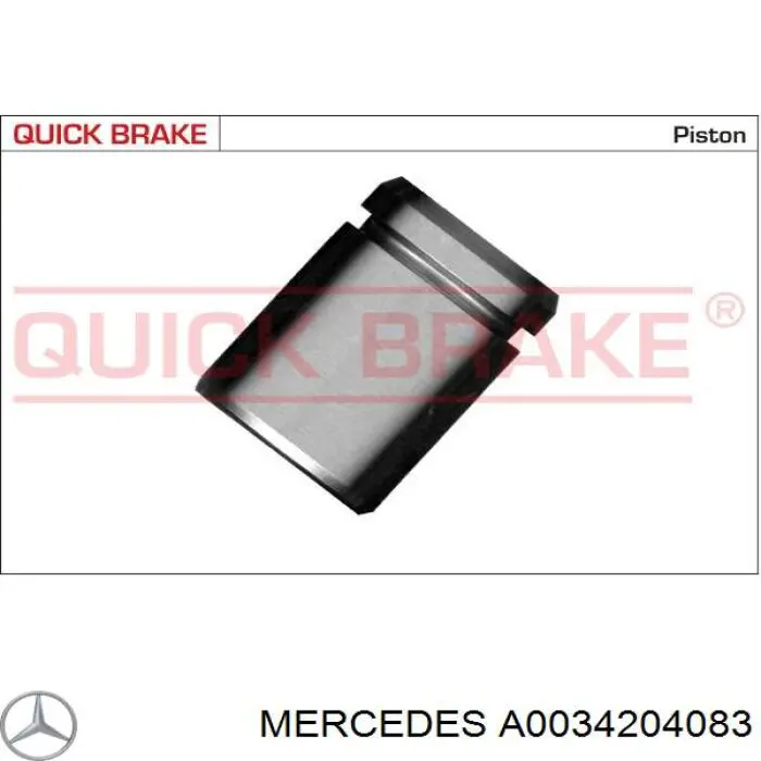 A0034204083 Mercedes suporte do freio dianteiro direito