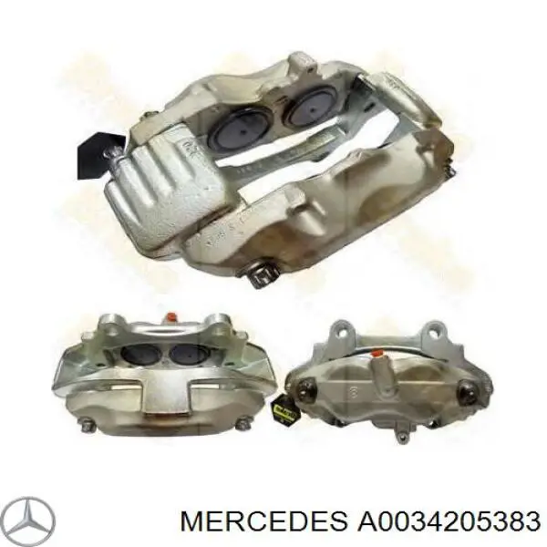 A0034205383 Mercedes суппорт тормозной передний левый