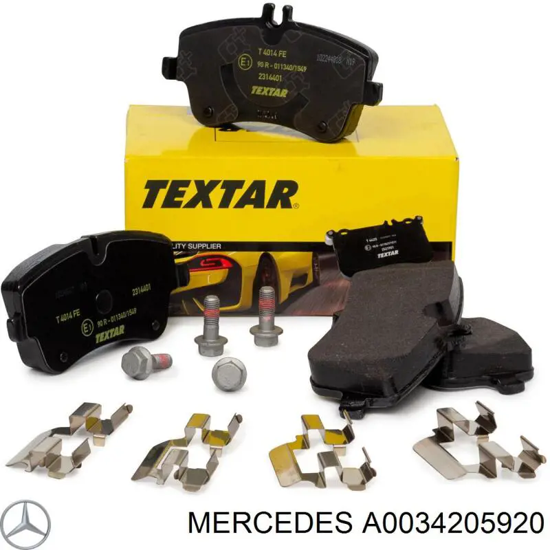 Купить A0034205920 Mercedes Колодки тормозные