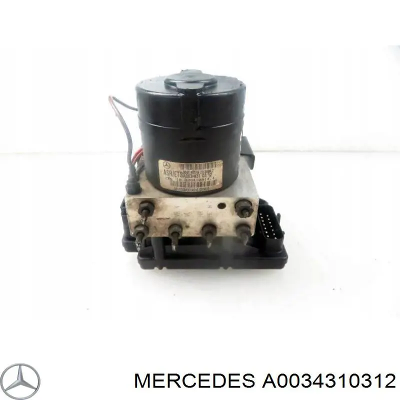 A0034310312 Mercedes unidade hidráulico de controlo abs