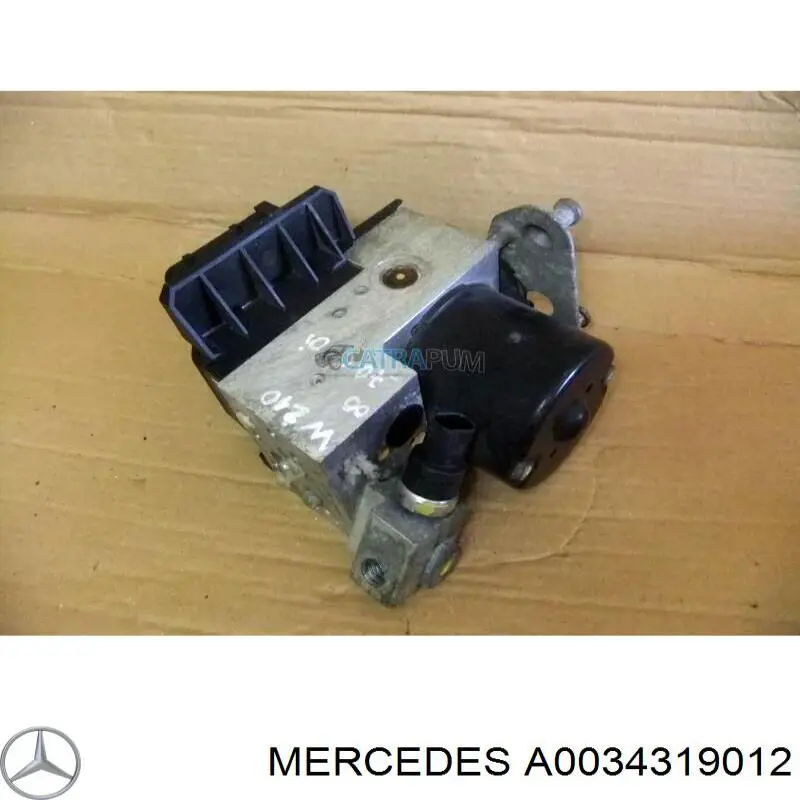0034319112 Mercedes unidade hidráulico de controlo abs