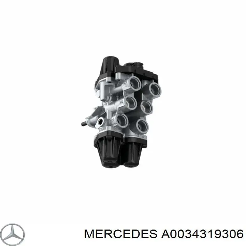 A0034319306 Mercedes Клапан ограничения давления пневмосистемы