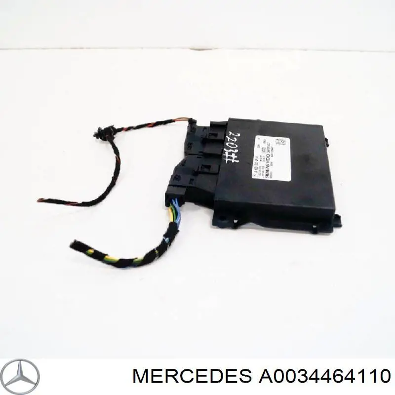 0034463810 Mercedes módulo de direção (centralina eletrônica da Caixa Automática de Mudança eletrônica)