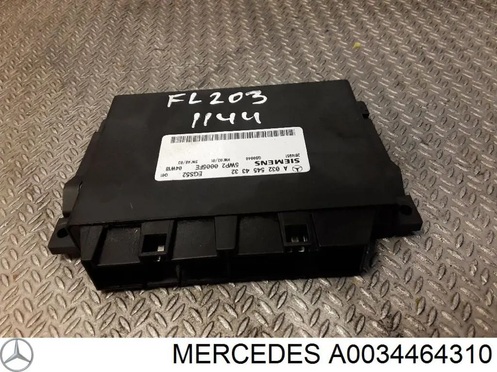 A0034464310 Mercedes модуль управления (эбу АКПП электронный)