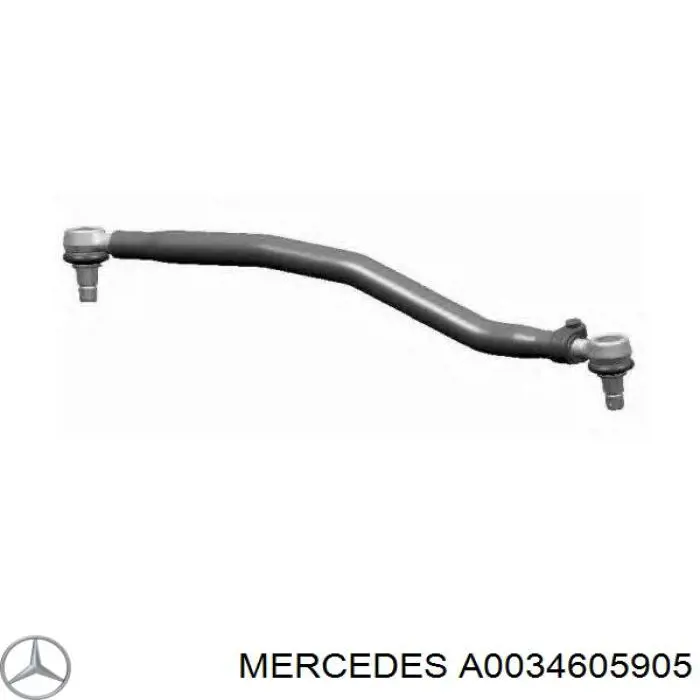 Тяга рулевая передней подвески продольная Mercedes A0034605905