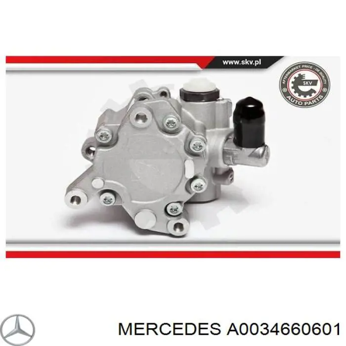 A0034660601 Mercedes bomba da direção hidrâulica assistida