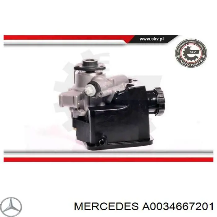 Bomba da Direção hidrâulica assistida Mercedes A0034667201 preço, a partir de 148,71 USD