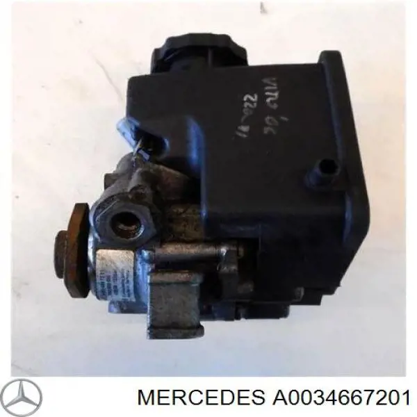 Bomba da Direção hidrâulica assistida Mercedes A0034667201