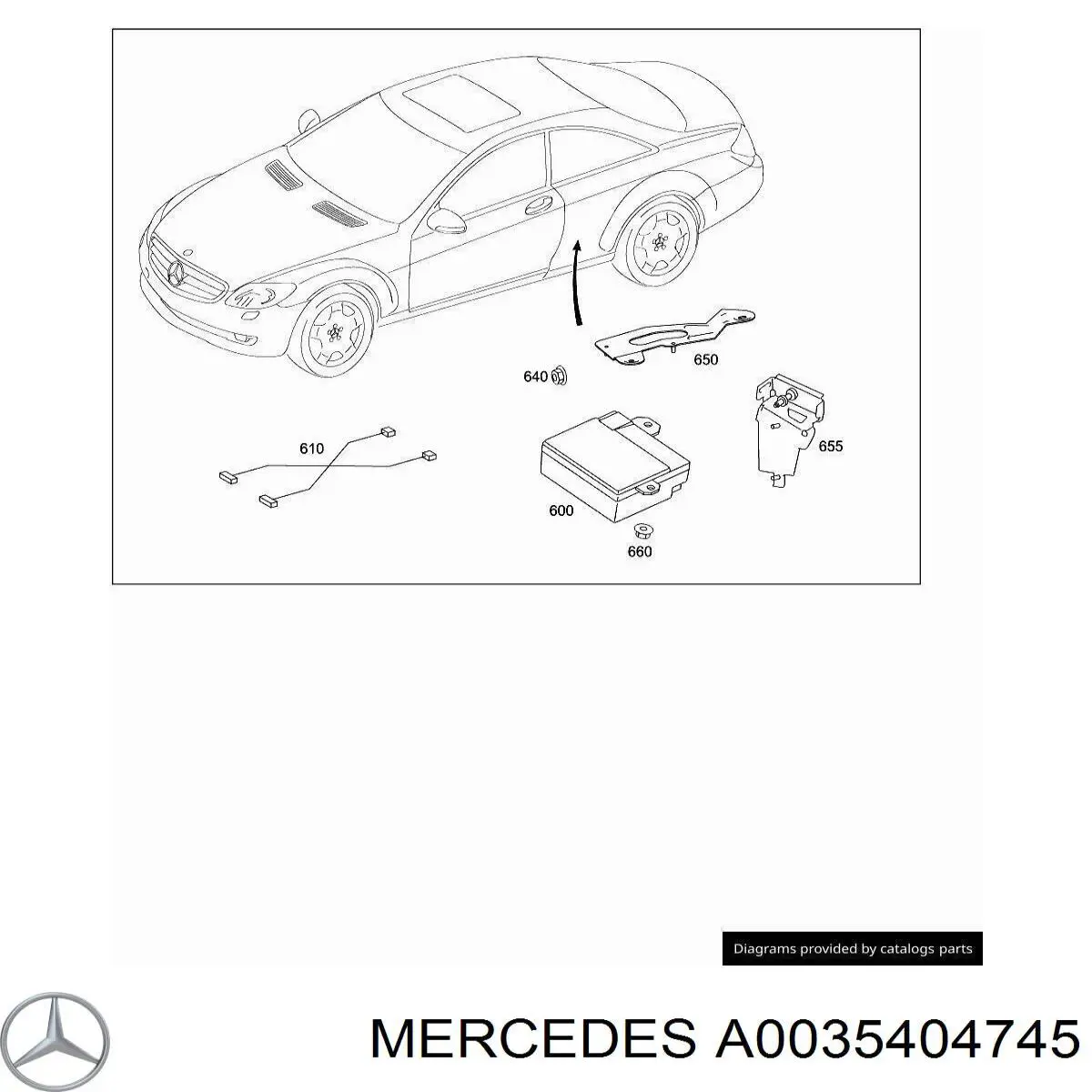  A0035404745 Mercedes