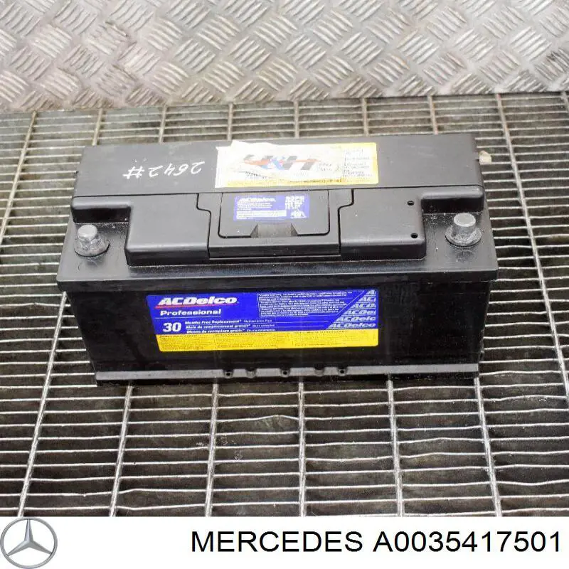 Аккумулятор Mercedes A0035417501