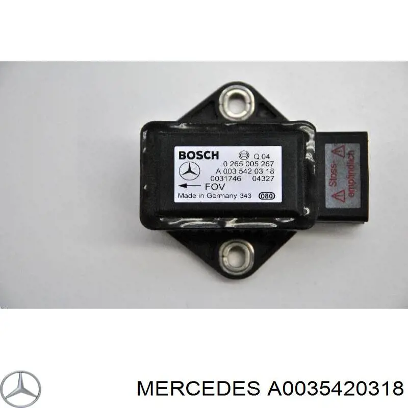 A0035420318 Mercedes sensor de aceleração transversal (esp)