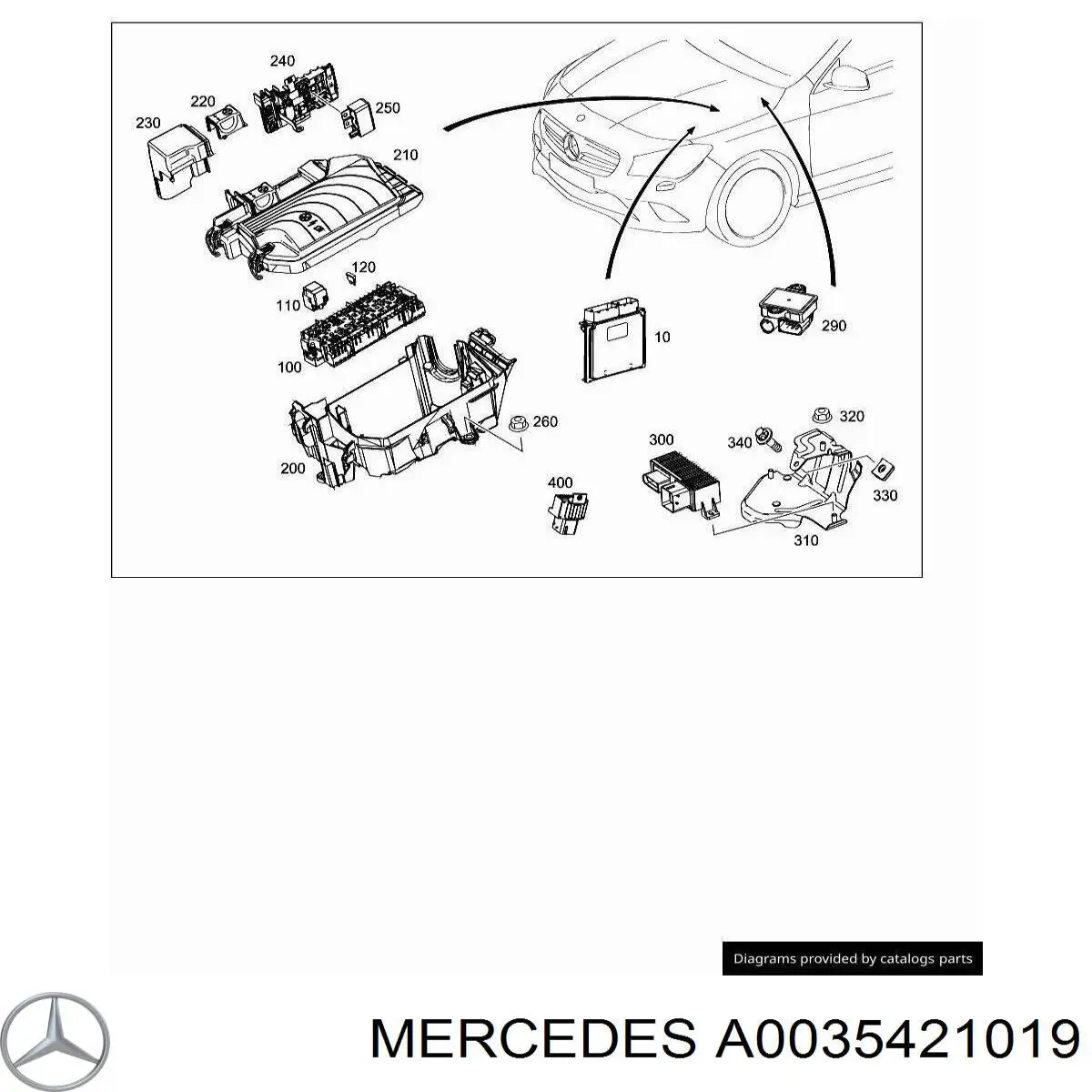 A0035421019 Mercedes 