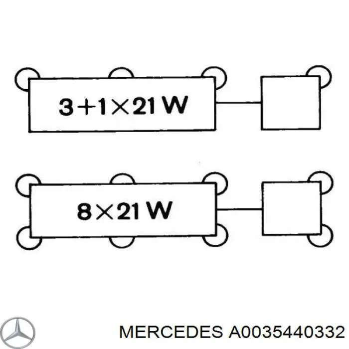 A0035440332 Mercedes Реле указателей поворотов