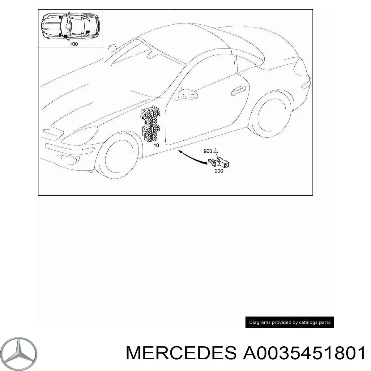 A0035451801 Mercedes 