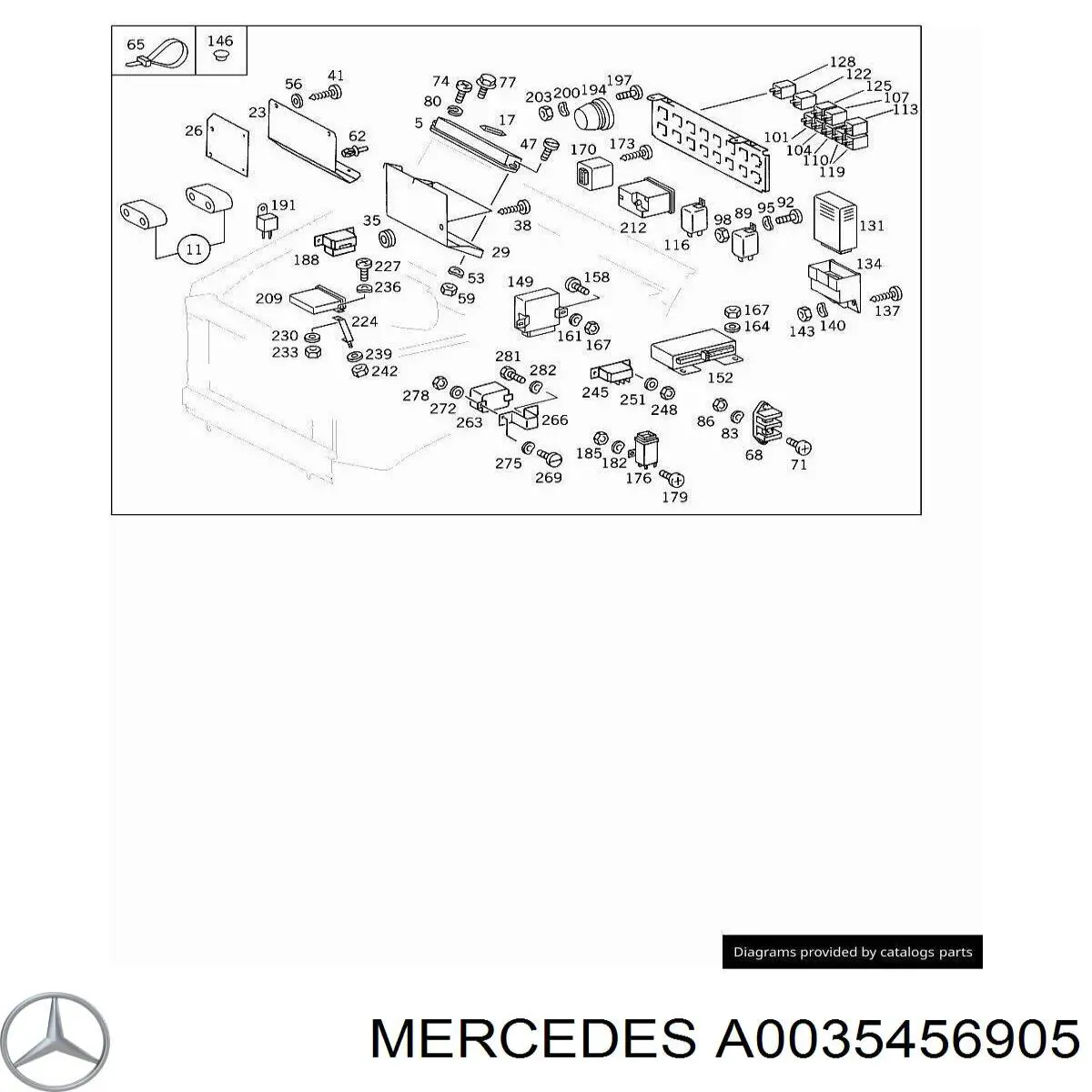 Купить 0015458005 Mercedes Модуль управления климат-контролем