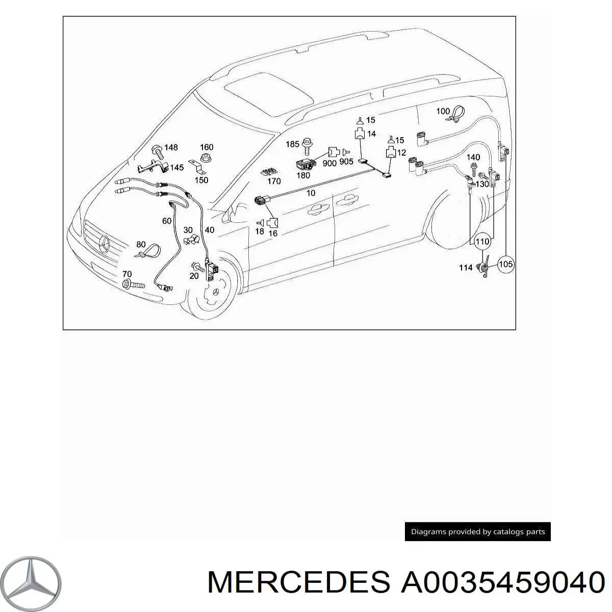 A0035459040 Mercedes 