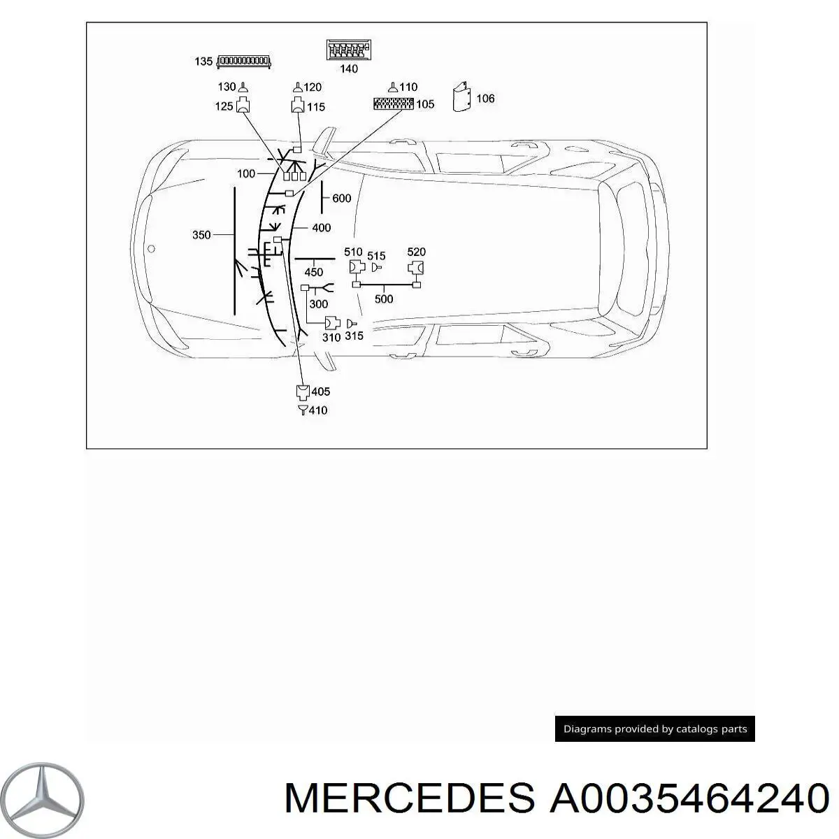 A0035464240 Mercedes 