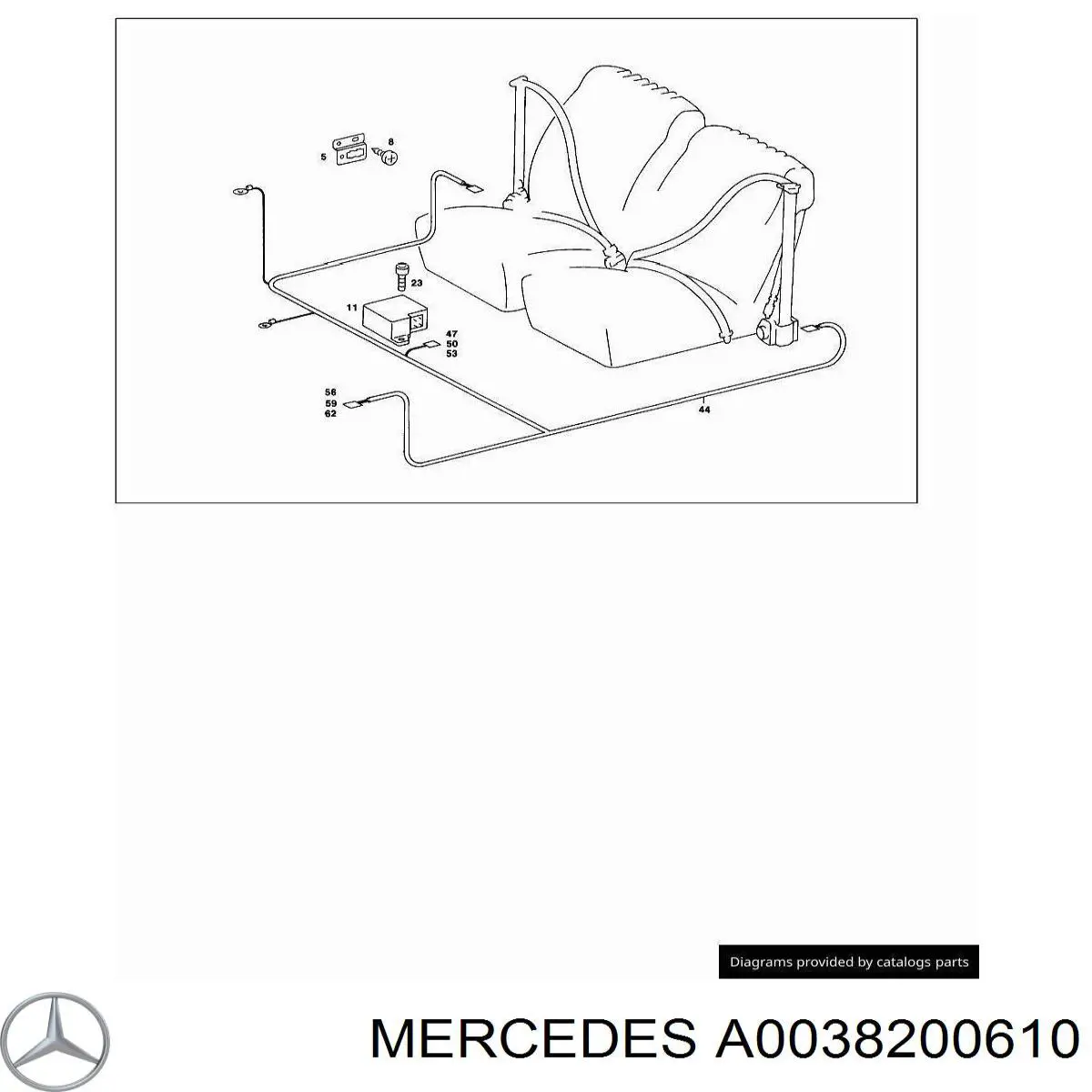  A0038200610 Mercedes