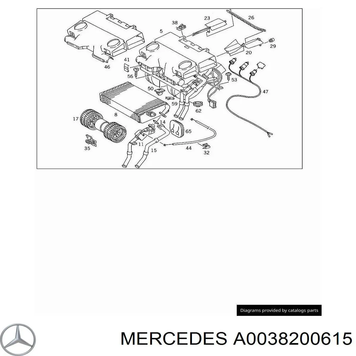 A0038200615 Mercedes 