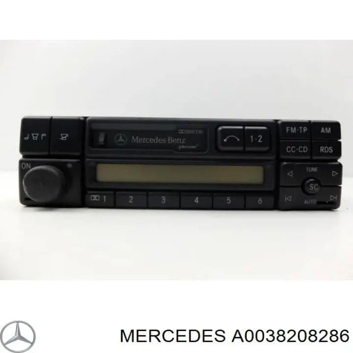 2108200986 Mercedes магнитола (радио am/fm, универсальная)