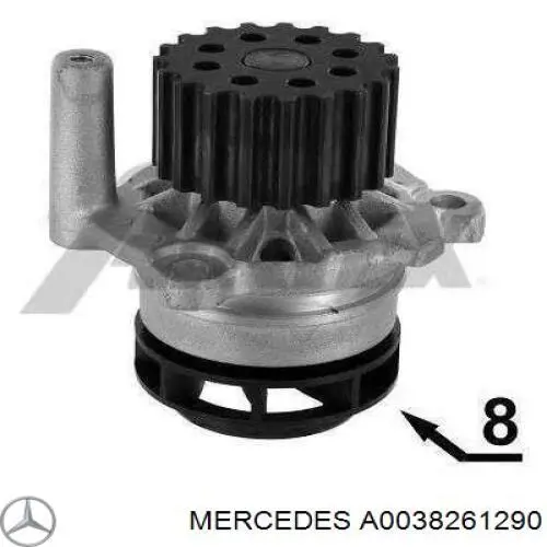 Стекло фары правой Mercedes A0038261290 цена, от 14.98 USD